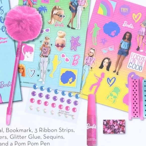 Barbie "Strong Girls Make Waves" Journal Set - Picture 2 of 2